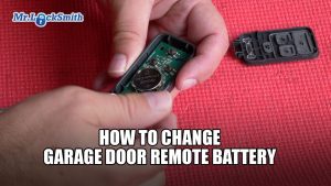 Change Garage Door Remote Battery